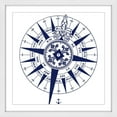 thumbnail image 1 of "Blue Compass" Framed Painting Print, 1 of 4