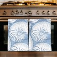 thumbnail image 1 of Blue Conch Coastal Kitchen Towels Set of 4, Nautical Summer Ocean Absorbent Dish Towels for Kitchen, Microfiber Hand Towel, Quick Drying Tea Towel for Cleaning Decorative Dishcloths, 1 of 7