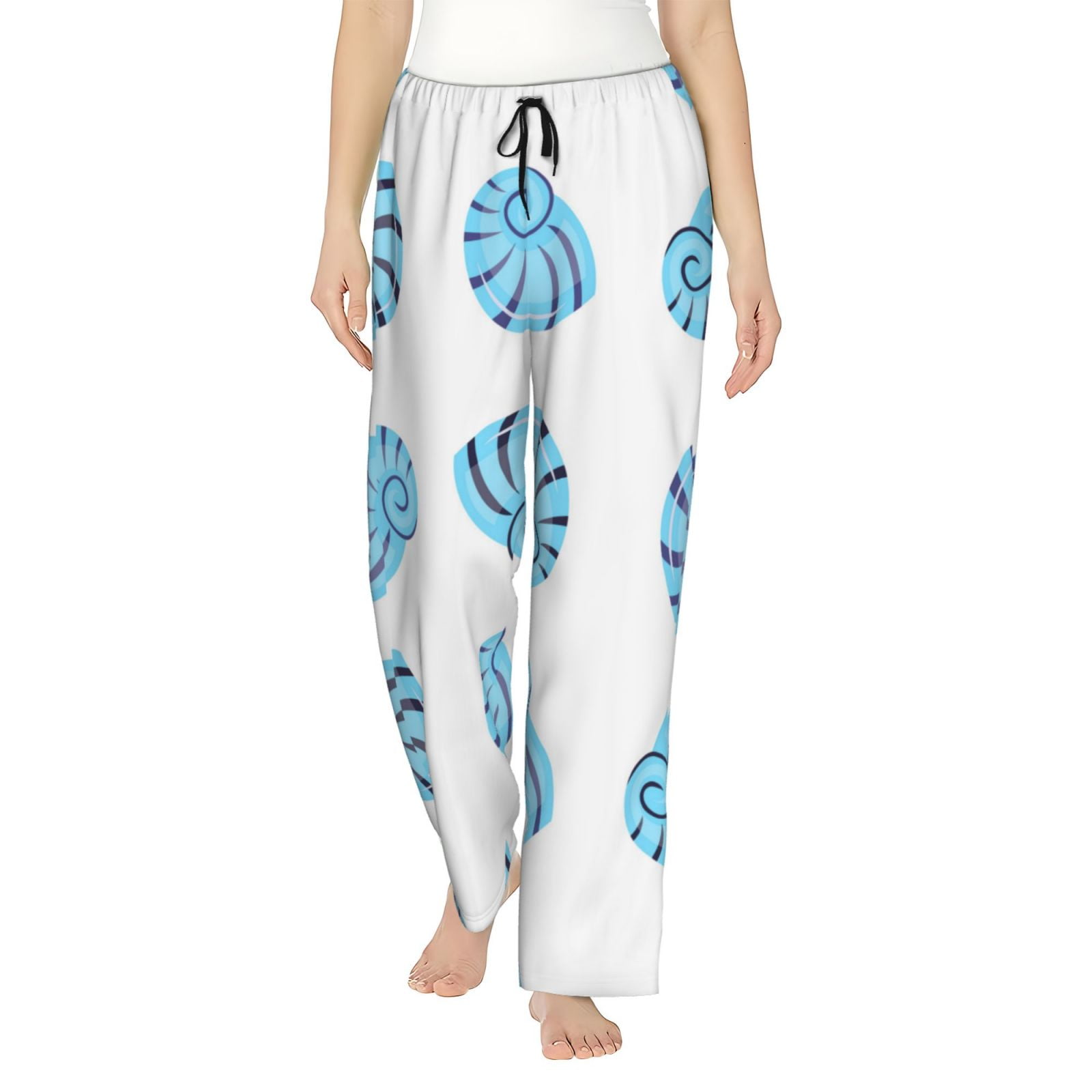 Blue Conch Women's Pajama Bottoms, Long Comfy Womens Pajama Pants With