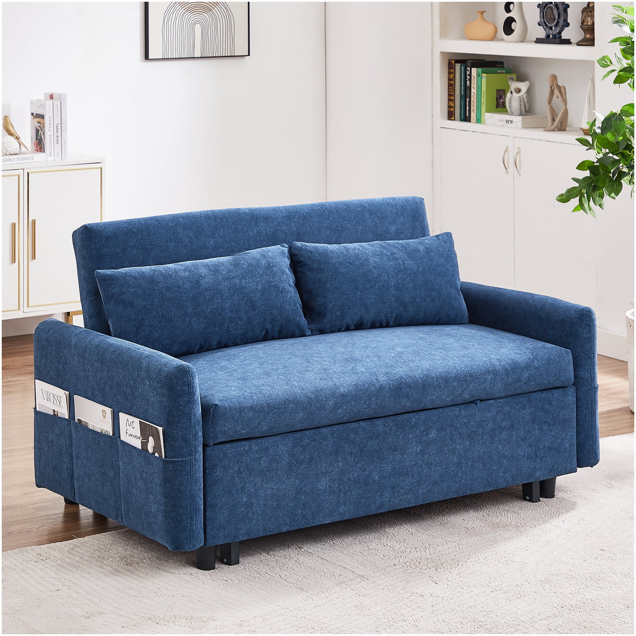 Microfiber Sofas in Sofas & Couches | Blue - Walmart.com