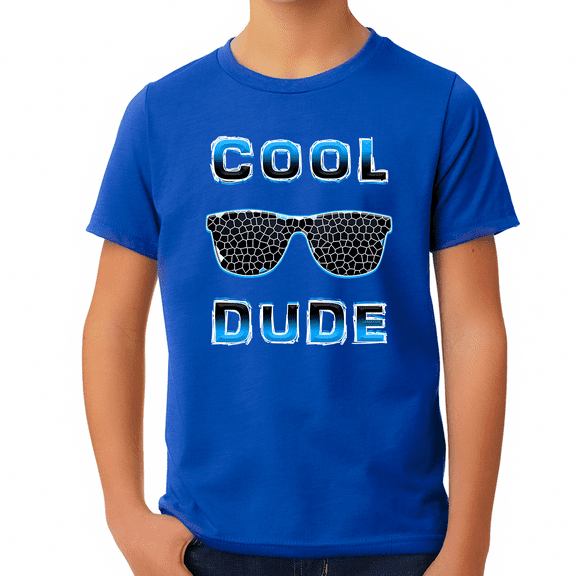 Blue Cool Dude Shirts for BOYS - Perfect Dude Shirt for BOYS - Perfect Dude Merchandise