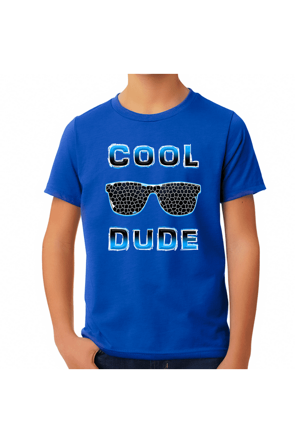 Blue Cool Dude Shirts for BOYS - Perfect Dude Shirt for BOYS - Perfect Dude Merchandise