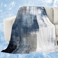 thumbnail image 1 of Blue Cooling Blanket, Lightweight Breathable Summer Throw Blanket with Double Sided Cold Effect, Retro Oil Painted Modern Abstract Art Picnic Beach Blankets Bed Sheet for Hot Sleepers 50"x60", 1 of 8