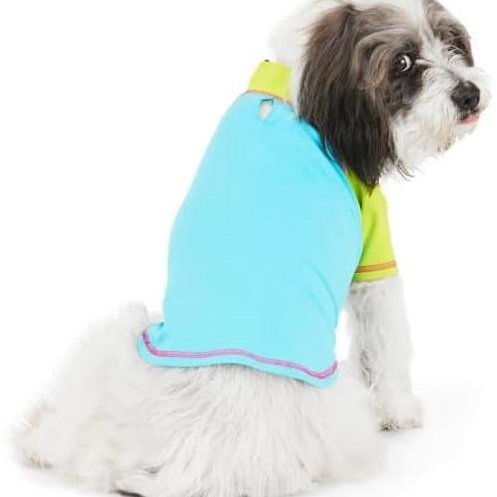 Blue Cooling Rashguard For Dogs, Large