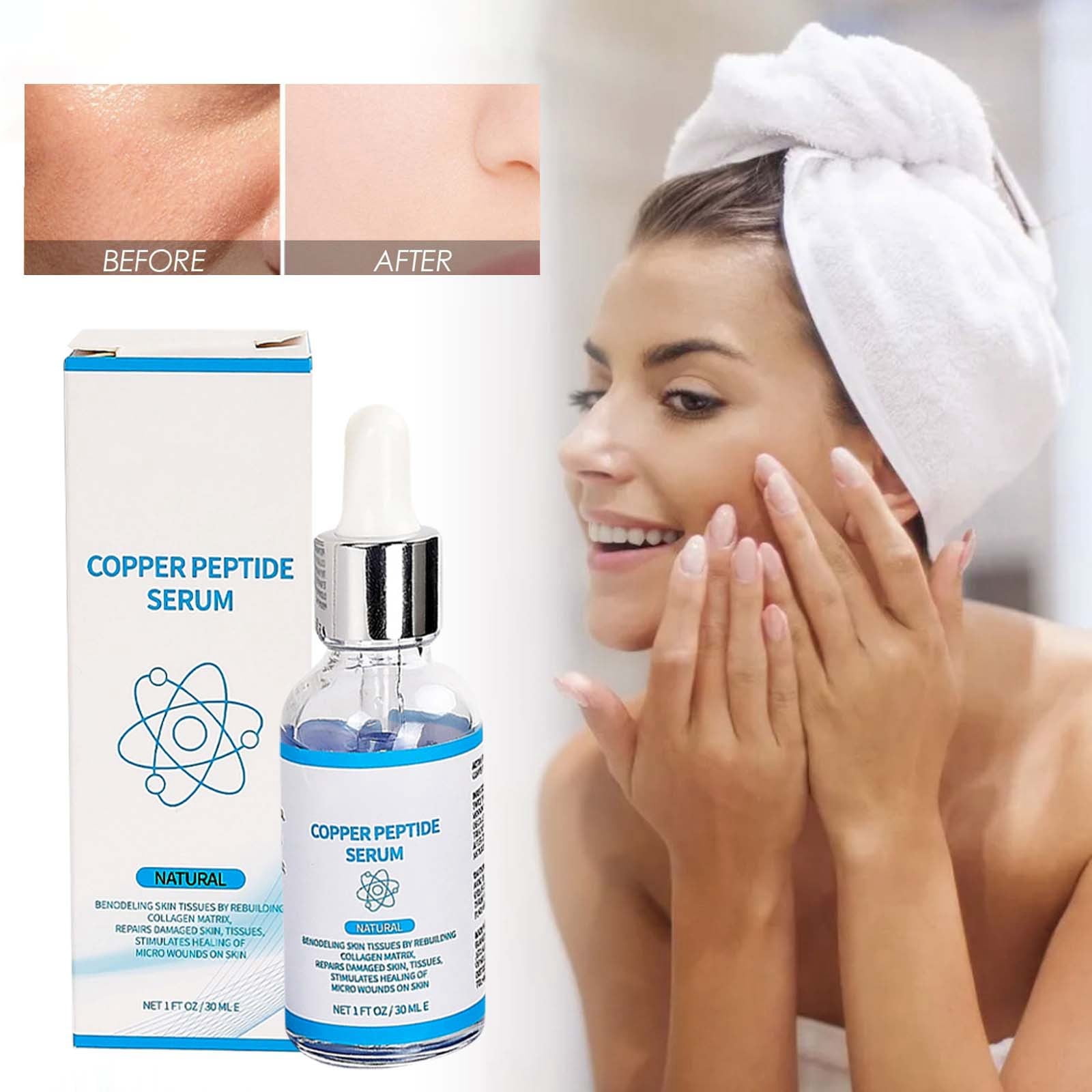 Blue Copper Peptide Stock Solution Hydrating And Repairing Water