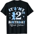thumbnail image 1 of Blue Coquette Bow 12Th Birthday Era T Shirt Size S-5XL, 1 of 5