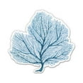 thumbnail image 1 of Blue Coral - 12" Vinyl Sticker Waterproof Decal, 1 of 1