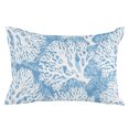 thumbnail image 1 of Blue Coral Coastal Throw Pillow Cover 20 x 36 Inch Decorative Pillow Cover Summer Nautical Ocean Beach Lumbar Pillowcase Seasonal Rectangle Cushion Case for Couch Sofa Bed Living Room, 1 of 9