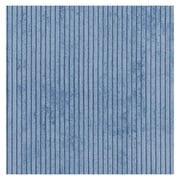 Blue Corduroy Striped Soft Upholstery Fabric by The Yard - SKU Burnett Wedgewood