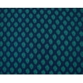 thumbnail image 1 of Blue Cotton Poplin Motif Printed 44"Inches Wide Fabric By The Yard, 200 Tc, 1 of 1