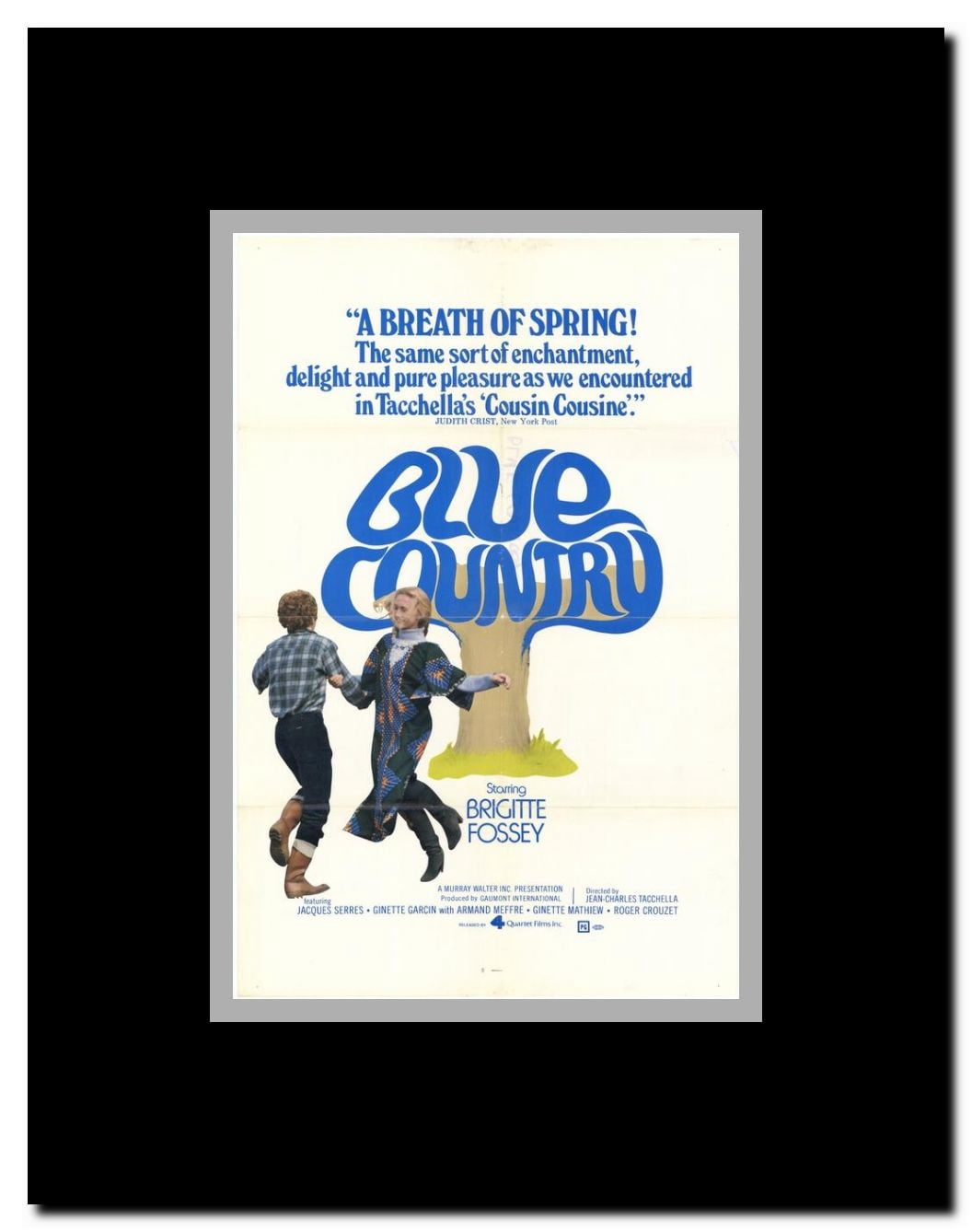 Blue Country Framed Movie Poster