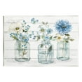 thumbnail image 1 of Blue Country Jar Bouquets Botanical & Floral Graphic Art Unframed Art Print Wall Art, 1 of 6