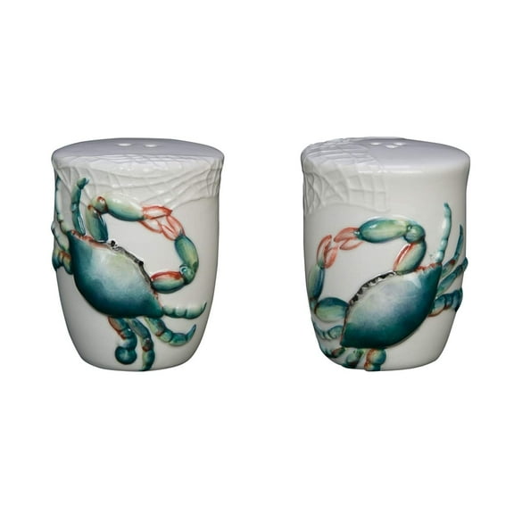 Blue Crab Design Salt & Pepper Shaker Set