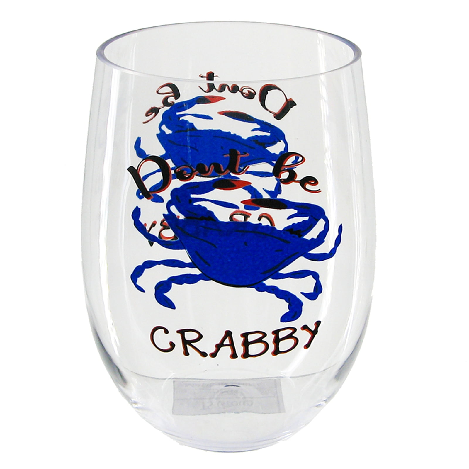 https://i5.walmartimages.com/seo/Blue-Crab-Don-t-Be-Crabby-Stemless-Wine-Glass-20-Ounces-Acrylic_4f1a9af5-078f-402d-bdd3-7e997f5bbd4f_1.4f48c0e2db82a5f1f905ec41ba493fb8.jpeg