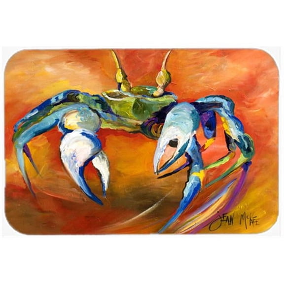 Blue Crab Glass Cutting Board- Large
