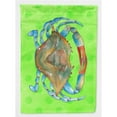 thumbnail image 1 of Blue Crab Green Polkadot Flag Canvas - House Size, 1 of 1