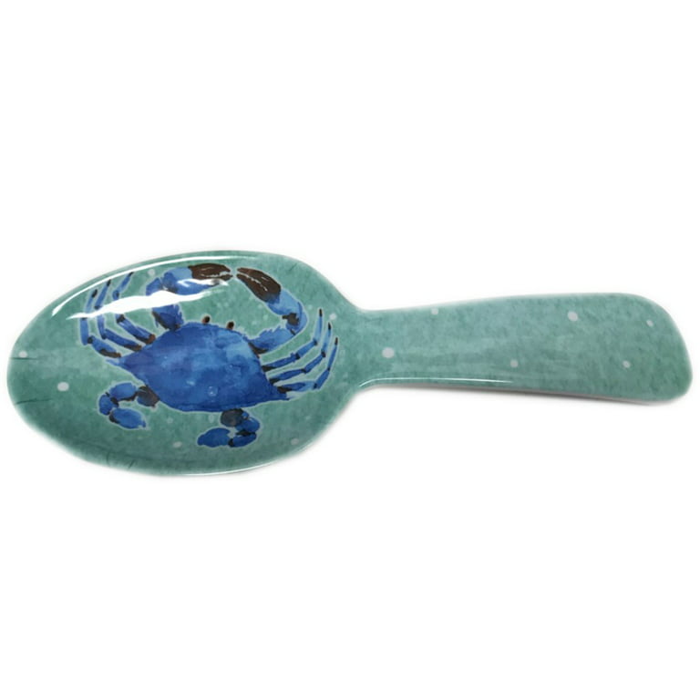 Blue Crab Melamine Spoon Rest 