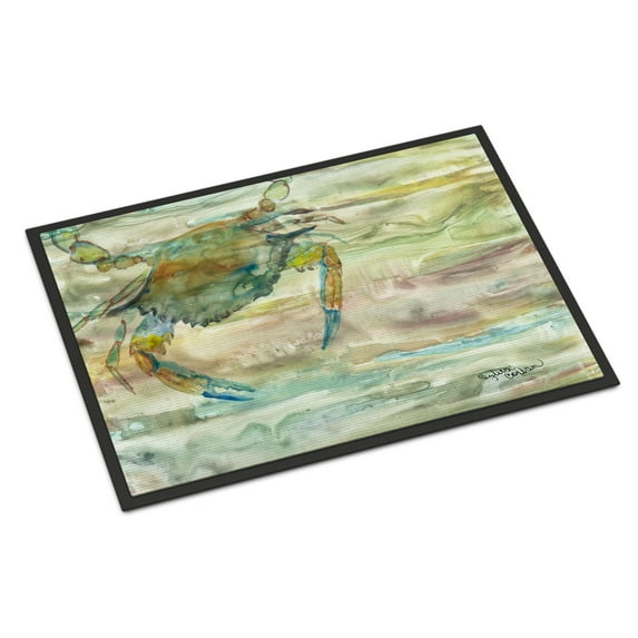 Blue Crab Sunset Doormat 24x36
