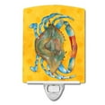 thumbnail image 1 of Blue Crab Yellow Polkadot Ceramic Night Light, 1 of 1