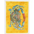 thumbnail image 1 of Blue Crab Yellow Polkadot Flag Canvas - House Size, 1 of 1