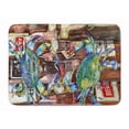 thumbnail image 1 of Blue Crabby New Orleans Beer Bottles Machine Washable Memory Foam Mat, 1 of 4