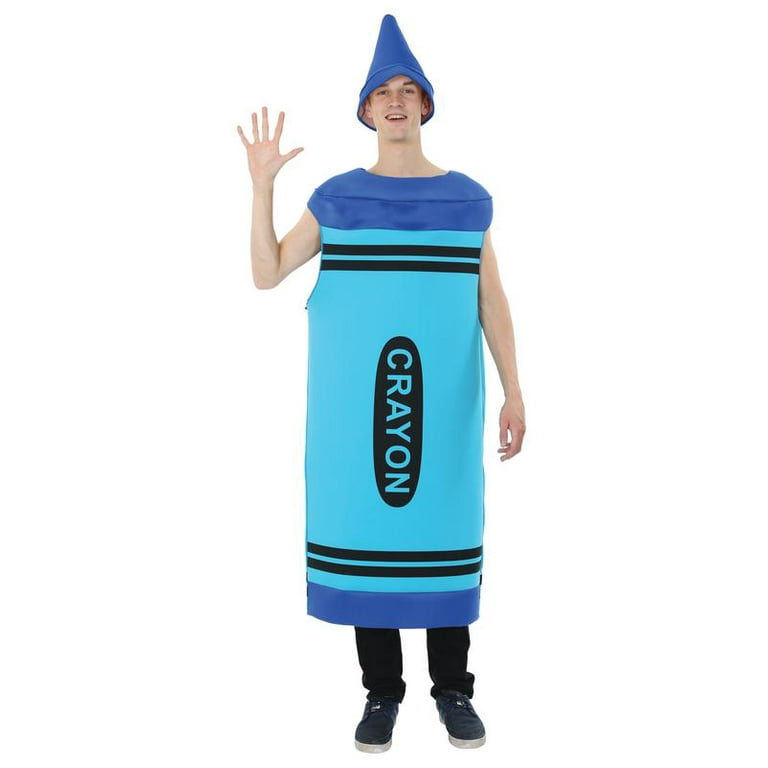 Blue Crayon Adult Costume | One Size - Walmart.com