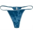 thumbnail image 1 of Blue Crinkle - Thong Panties - Small, 1 of 1