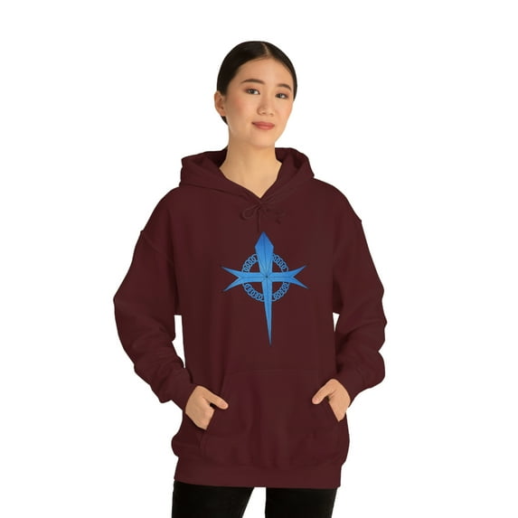 Blue Cross Hoodie