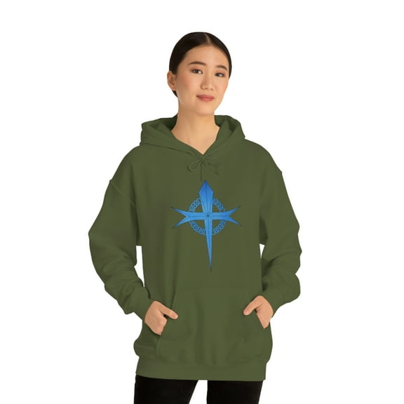 Blue Cross Hoodie