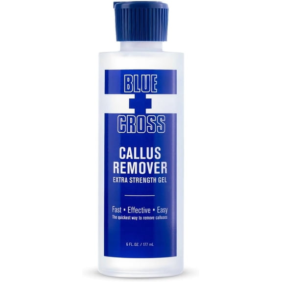 Blue Cross Professional Extra Strength Callus Remover Gel for Feet or Heel, at Home Manicure/Pedicure Results, 6 fl oz
