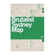 Blue Crow Media Architecture Maps Brutalist Sydney Map Other