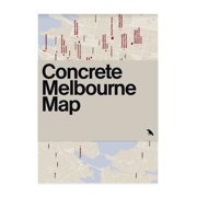 Blue Crow Media Architecture Maps Concrete Melbourne Map Guide Map to Melbournes Concrete and Brutalist Architecture Other