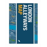 Blue Crow Media Architecture Maps London Alleyways Map, Paperback