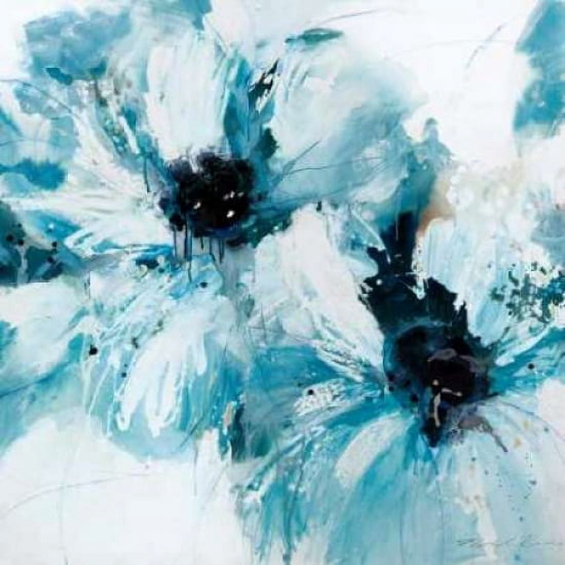 Blue Crush I Canvas Art - Natasha Barnes (24 x 24)