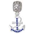 thumbnail image 1 of Blue Crystal Anchor - Mother Charm Bead, 1 of 1