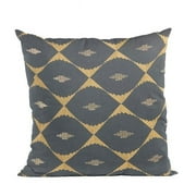 Blue Cube Diamond Luxury Throw Pillow - 20 x 20 in.