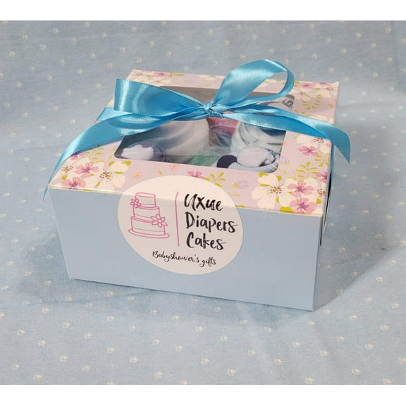 Blue Cupcakes-4 units