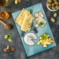 thumbnail image 1 of Blue Cutting Board, Abstract Ray Fantasy Soft Beauty Fresh Focus Scene Futuristic Peaceful Yoga, Decorative Tempered Glass Cutting and Serving Board, in 3 Sizes, by Ambesonne, 1 of 5