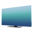 Blue Cyan TV Dust Cover 32 Inch, Gradient Abstract Ombre Art Computer ...