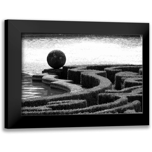 Blue, Cyril 14x11 Black Modern Framed Museum Art Print Titled - Architectural Detail, Blenheim Palace