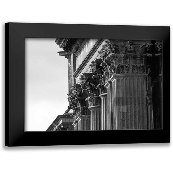 Blue, Cyril 14x11 Black Modern Framed Museum Art Print Titled - Architectural Detail, Blenheim Palace