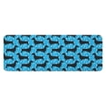 thumbnail image 1 of Blue Dachshunds Dog Kitchen Rug Mat,Kitchen Runner Rugs Non Skid Washable,Decorative Kitchen Floor Mats for Kitchen,Sink,Laundry,17"x47.2", 1 of 7