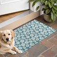 thumbnail image 1 of Blue Daisy Flower Floral Pattern Door Rugs,Washable Non Slip Door Mats Indoor,Decorative Door Mats,Entry Mat Indoor for Entrance,Bedroom,Kitchen,Bathroom,16"x24", 1 of 6