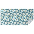thumbnail image 1 of Blue Daisy Flower Floral Pattern Rectangle Tablecloth 60"x120",Waterproof Polyester Rectangle Table Cloth, Wipeable Spillproof Polyester Tablecloth for Dining, Camping, Indoor and Outdoor, 1 of 6