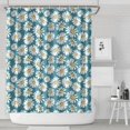 thumbnail image 1 of Blue Daisy Flower Floral Pattern Shower Curtain 84"x72" ,Bathroom Decorative Shower Curtains Set with 12 Hooks,Modern Waterproof Washable Shower Curtain, 1 of 6
