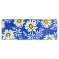 thumbnail image 1 of Blue Daisy Flower Lightblue Petals Pattern Kitchen Rug Mat,Kitchen Runner Rugs Non Skid Washable,Decorative Kitchen Floor Mats for Kitchen,Sink,Laundry,17"X47", 1 of 5
