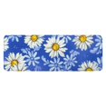 thumbnail image 1 of Blue Daisy Flower Lightblue Petals Pattern Kitchen Rug Mat,Kitchen Runner Rugs Non Skid Washable,Decorative Kitchen Floor Mats for Kitchen,Sink,Laundry,17"x47.2", 1 of 7