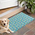 thumbnail image 1 of Blue Daisy Flower Pattern Door Rugs,Washable Non Slip Door Mats Indoor,Decorative Door Mats,Entry Mat Indoor for Entrance,Bedroom,Kitchen,Bathroom,16"x24", 1 of 6