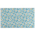 thumbnail image 1 of Blue Daisy Flower Pattern Door Rugs,Washable Non Slip Door Mats Indoor,Decorative Door Mats,Entry Mat Indoor for Entrance,Bedroom,Kitchen,Bathroom,17"x30", 1 of 6