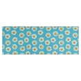 thumbnail image 1 of Blue Daisy Flower Pattern Kitchen Rug Mat,Kitchen Runner Rugs Non Skid Washable,Decorative Kitchen Floor Mats for Kitchen,Sink,Laundry,17"X47", 1 of 5